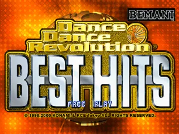 Dance Dance Revolution - Best Hits (JP) screen shot title